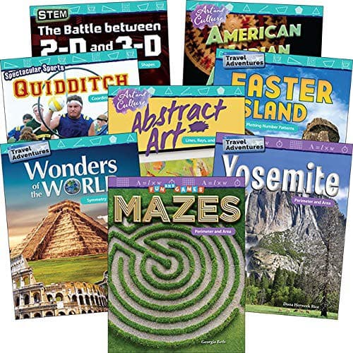 Geometry: Grades 4-5 (8-Book Set) (Multiple