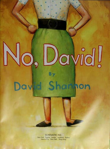 No, David! (David Shannon, Hardcover, Grades P to