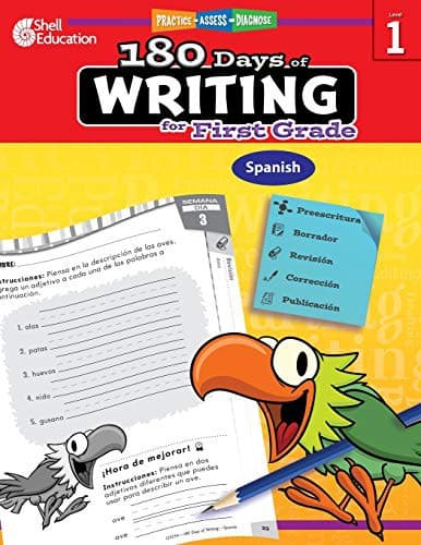 180 Days™: *SPANISH* Writing for First Grade: