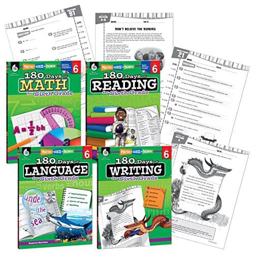 180 Days of Practice Grade 6 Bundle (Jodene