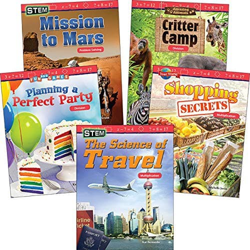 Multiplication & Division: Grades 3-5 (5-Book