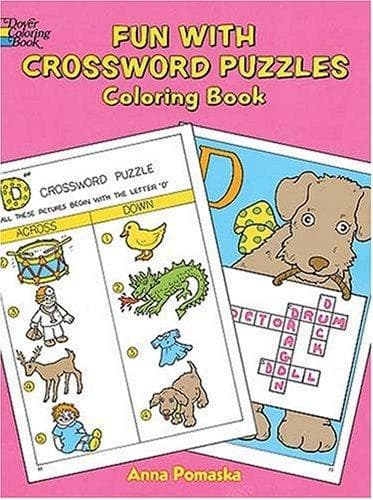 Fun with Crossword Puzzles Coloring Book (Anna