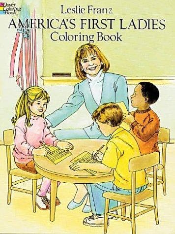 America's First Ladies Coloring Book (Leslie