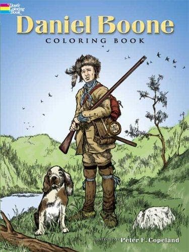 Daniel Boone Coloring Book (Peter F. Copeland,