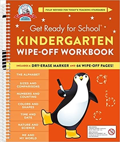 Get Ready for School: Kindergarten Wipe-Off