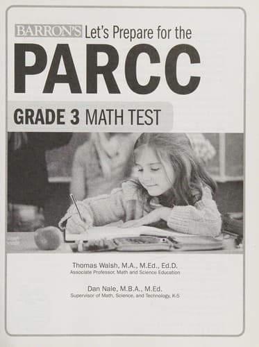 Let's Prepare for the PARCC Grade 3 Math Test