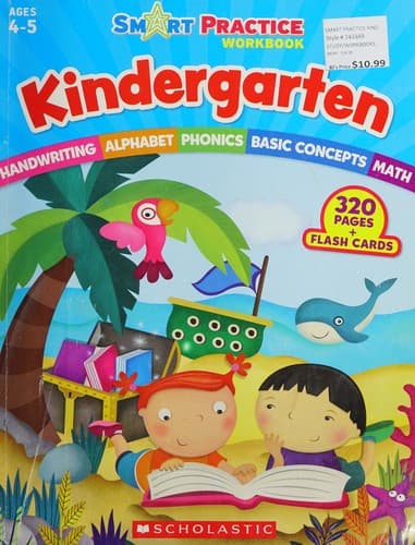 Smart Practice Workbook: Kindergarten (Scholastic