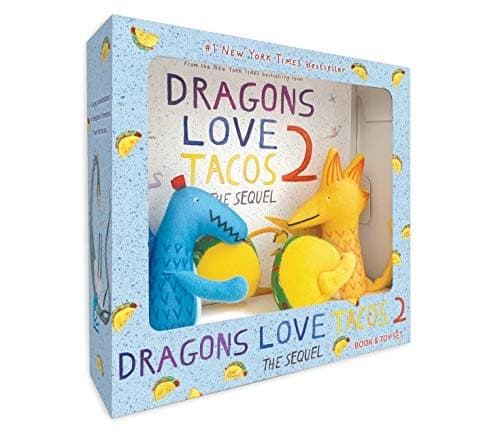 Dragons Love Tacos 2 Book and Toy Set (Adam