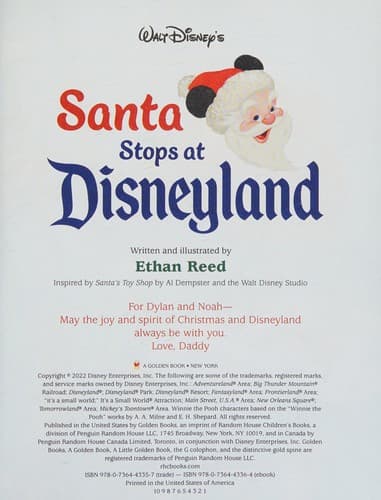 Santa Stops at Disneyland (Disney Classic) (Ethan