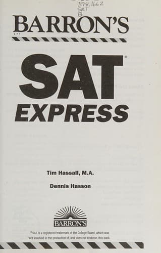 SAT Express (Tim Hassall, Paperback, Grades 9 to