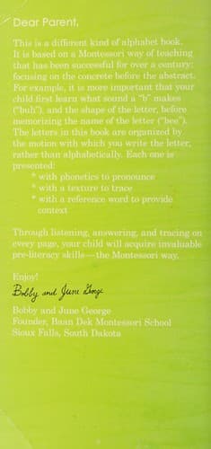Montessori: Letter Work (Bobby George, Hardcover,