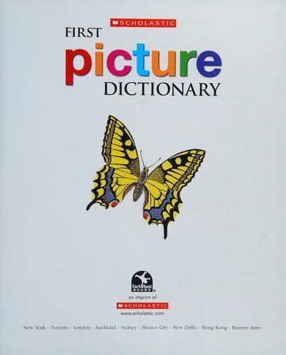 Scholastic First Picture Dictionary (Scholastic,