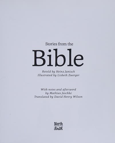 Stories from the Bible (Northsouth Books,