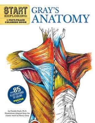 Gray's Anatomy: A Fact-Filled Coloring Book With