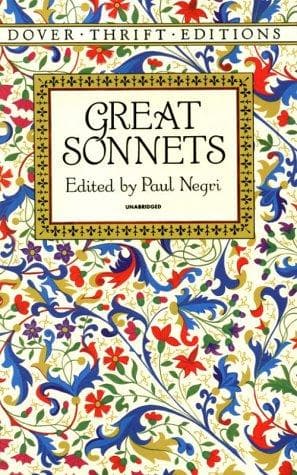 Great Sonnets (Paul Negri, Paperback, Grades 9 to