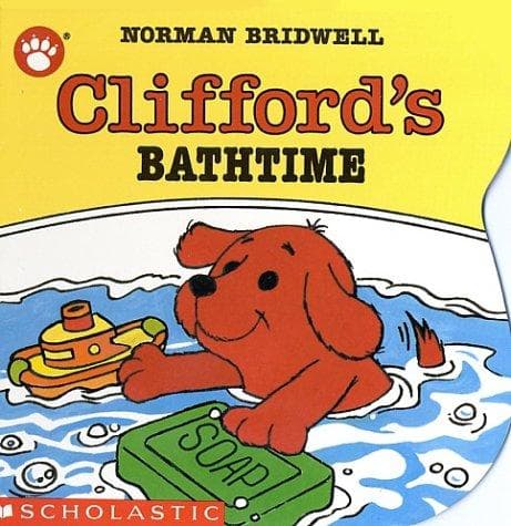 Clifford's Bathtime (Norman Bridwell, Board Book,