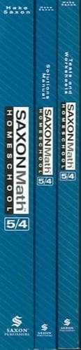 Math 5/4 Homeschool Kit 3rd Edition Saxon Math
