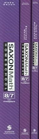 Math 8/7 Homeschool Complete Kit 3rd Edition