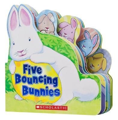 Five Bouncing Bunnies (Karr Lily, Board Book,