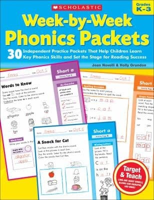 Week-by-Week Phonics Packets: 30 Independent