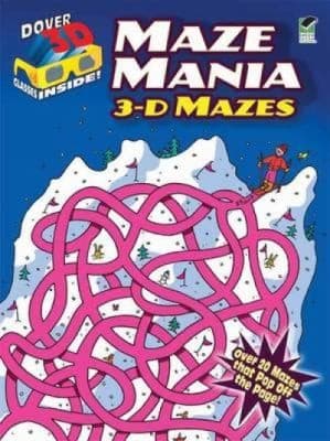 3-D Mazes--Maze Mania With 3-D Glasses (Viki