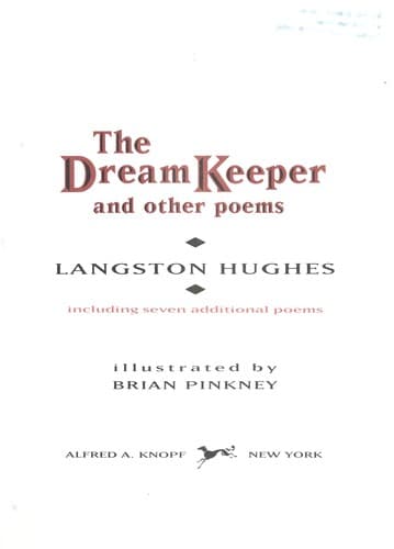 The Dream Keeper: And Other Poems (Langston