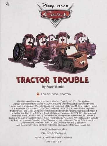 Tractor Trouble (Disney/Pixar Cars) (Frank
