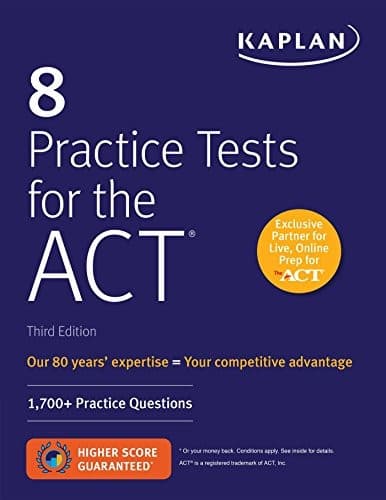 8 Practice Tests for the ACT: 1,700+ Practice