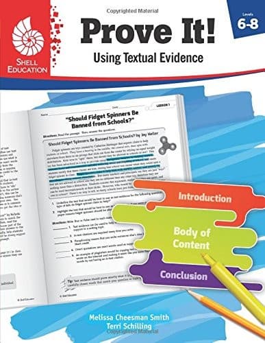 Prove It! Using Textual Evidence, Levels 6-8