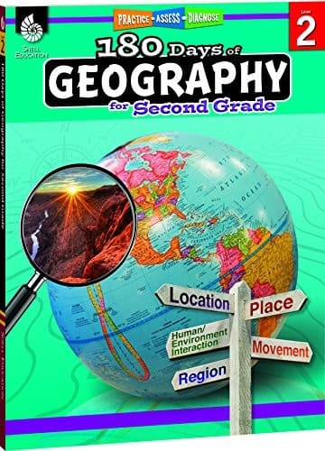 180 Days of Geography for Second Grade: Practice,