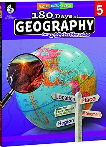 180 Days of Geography for Fifth Grade: Practice,