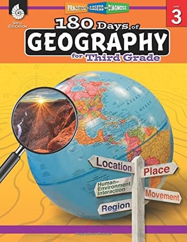 180 Days of Geography for Third Grade: Practice,