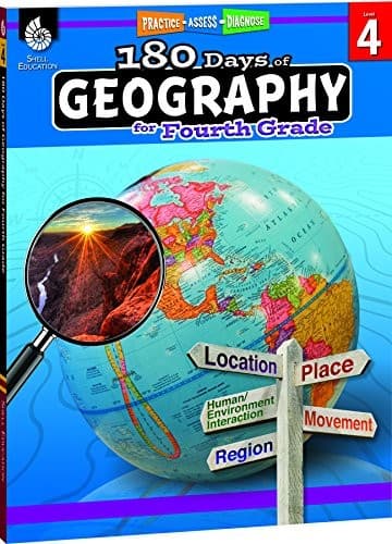 180 Days of Geography for Fourth Grade: Practice,