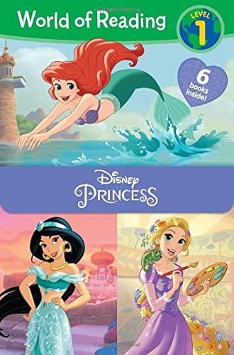 World of Reading Disney Princess Level 1 Boxed