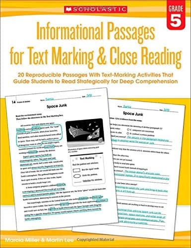 Informational Passages for Text Marking & Close
