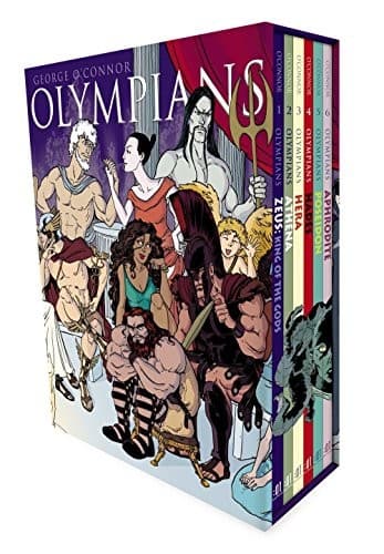 Olympians Boxed Set Books 1-6: Zeus, Athena,