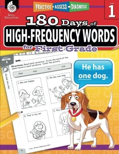 180 Days of High-Frequency Words for First Grade: