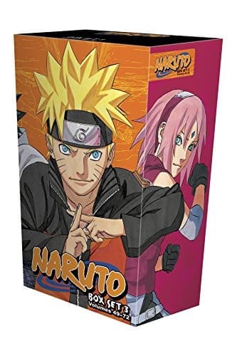 Naruto Box Set 3: Volumes 49-72 With Premium