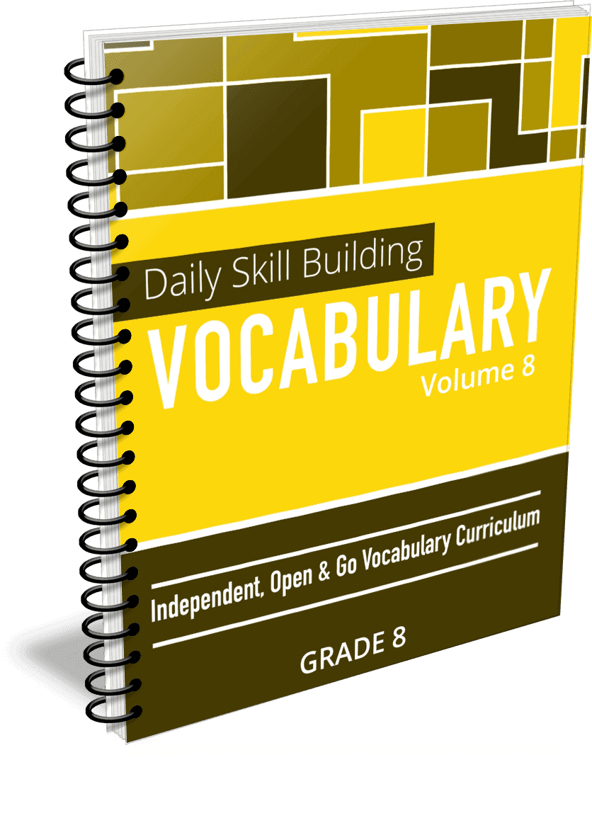 Daily Skill Building: Vocabulary - Grade 8