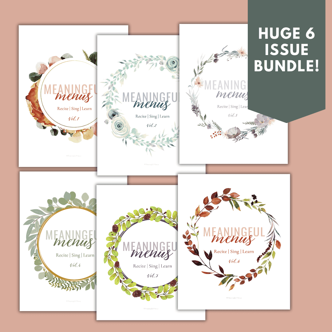 Meaningful Menus Volumes 1-6 Bundle