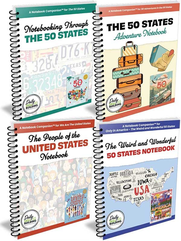 U.S. Geography Four Notebooks Bundle