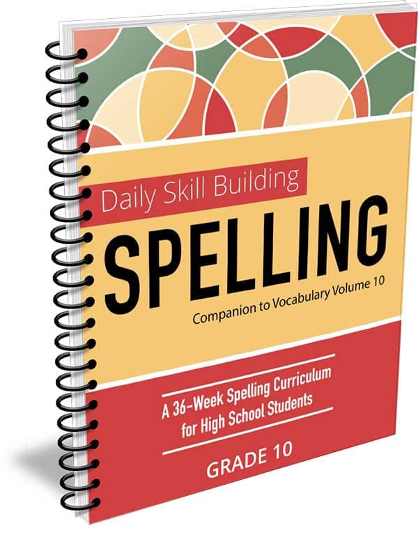 Daily Skill Building: Spelling Grade 10