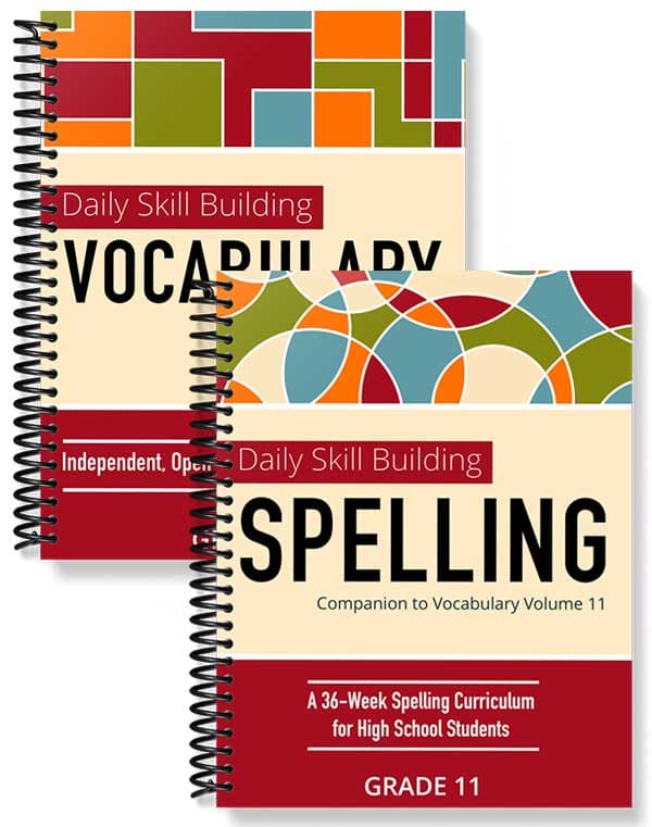 Daily Skill Building Vocabulary & Spelling Gr 11