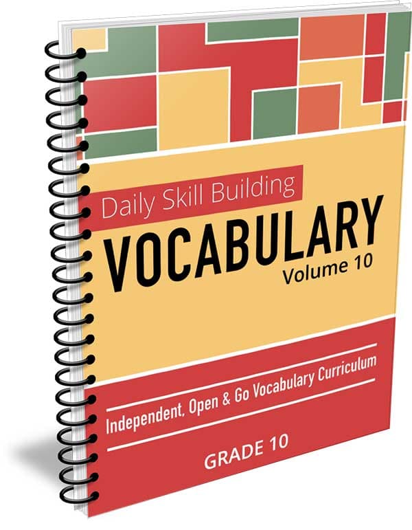 Daily Skill Building: Vocabulary Grade 10