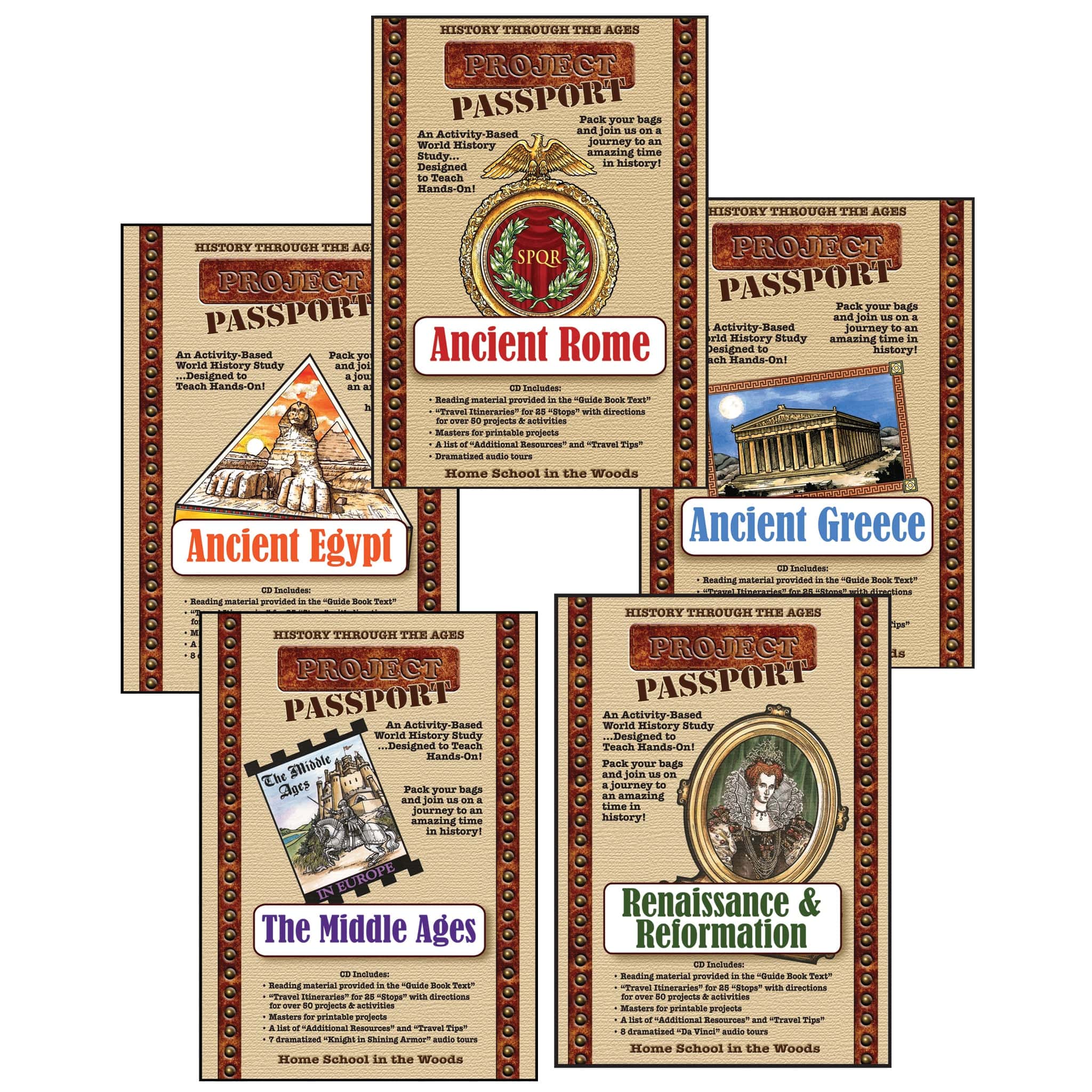 Project Passport Bundle (5 world history studies)
