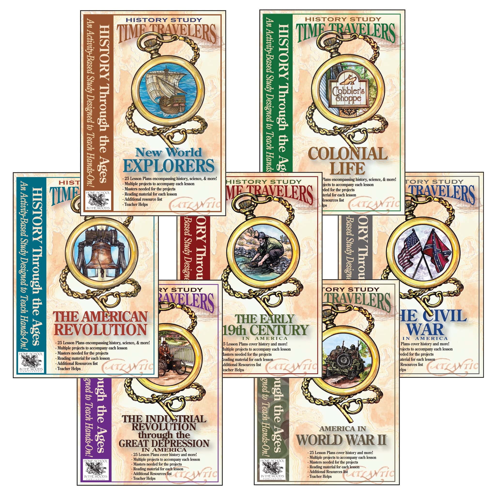 Time Travelers Bundle (all 7 U.S. history studies)