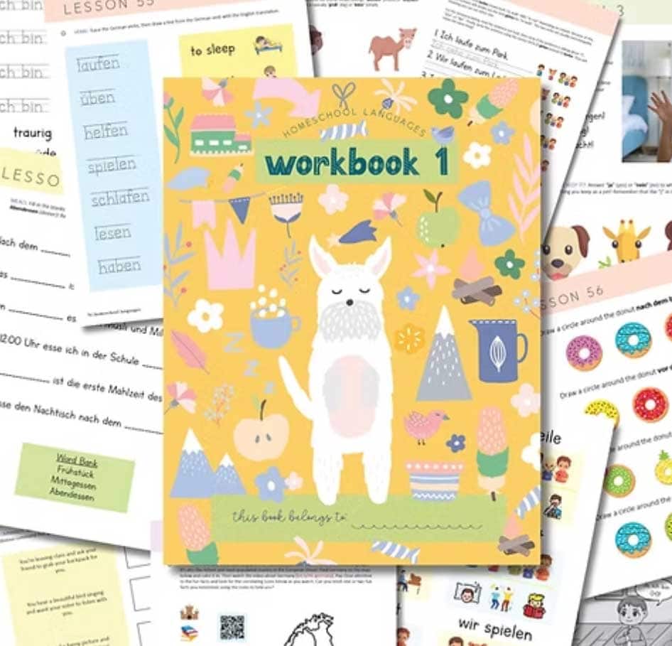 Homeschool German Level 1 Workbook