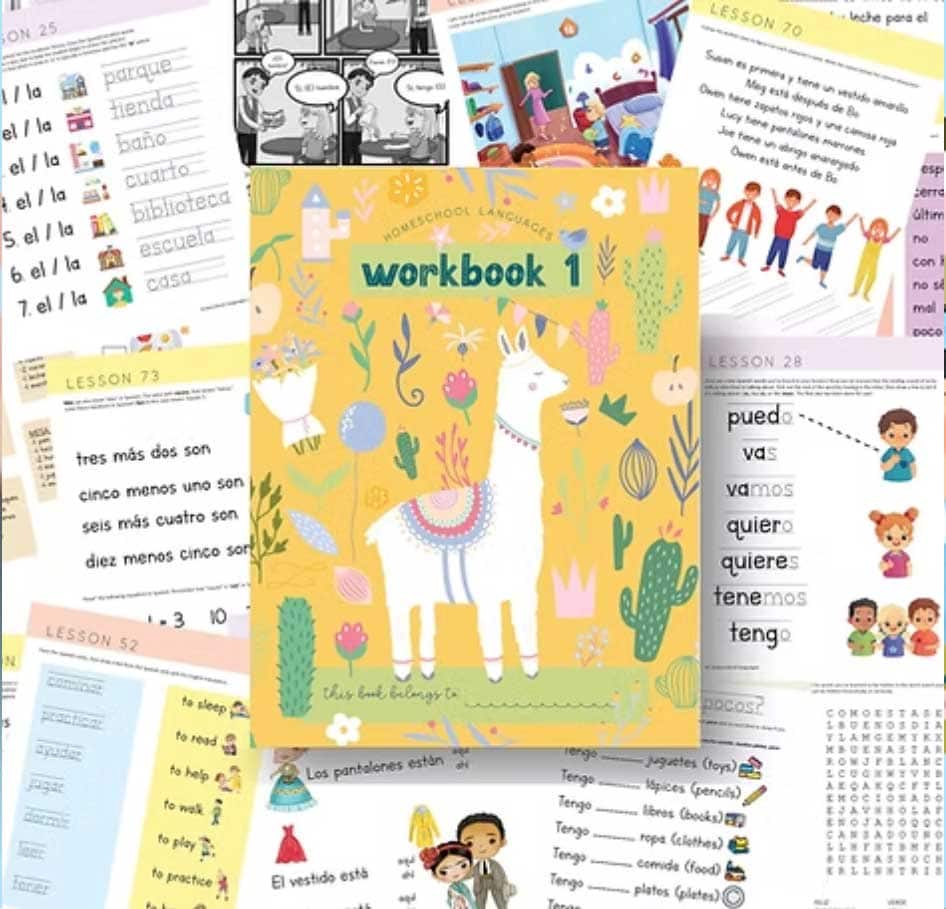 Homeschool Spanish Level 1 Workbook