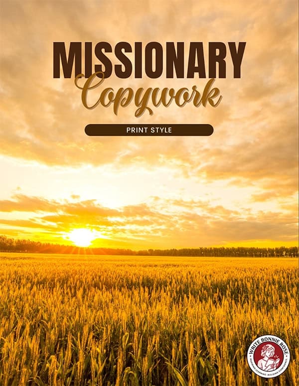 Missionary Copywork (Handwriting: Print)