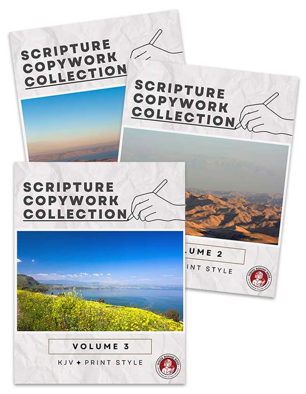 Scripture Copywork Collection (KJV) – Print